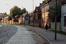Maskavas-straat, de hoofdweg