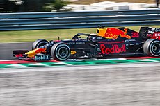 Max Verstappen no GP de Hungría de 2019.