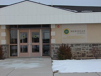 The Meridian School campus at Merit Academy in Springville, Utah, January 2016 Meridian School (at Merit Academy), Springville, Utah, Jan 16.jpg