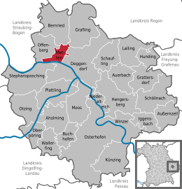 Metten - Localizazion
