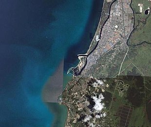 Միրի քաղաքը, ինչպես երևում է արբանյակային պատկերից