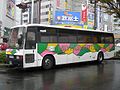 観光バスの改造により高速バスに転用した車両の例（ミヤコーバス）