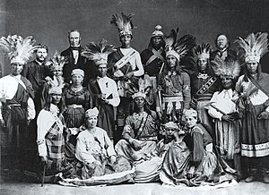 1869年のカナワクのモホーク族