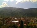 Montalbino surplombant Nocera Inferiore, vu du couvent de Sant'Andrea