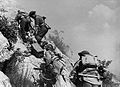 Soldati polacchi in azione durante l'ultima fase della battaglia di Cassino