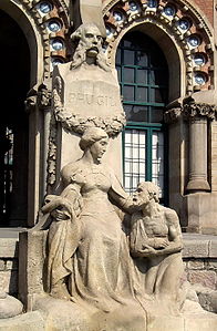 Monument a Pau Gil i Serra a l'Hospital de Sant Pau