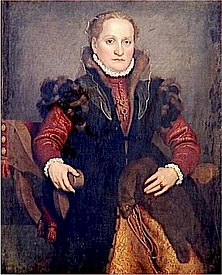 Πορτρέτο της Angelica Agliardi de Nicolini, γύρω στο 1560, Σαντιγί, Μουσείο Κοντέ