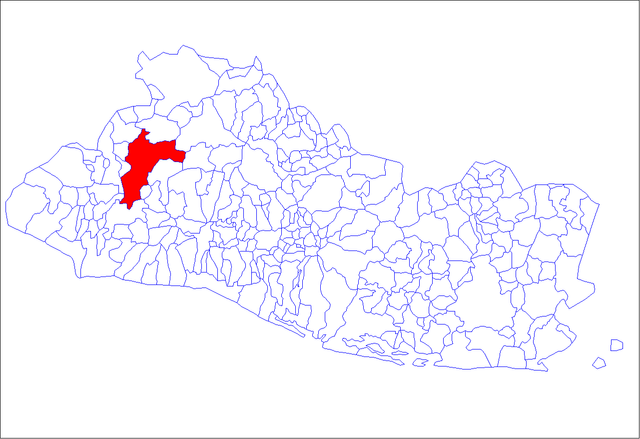 Localização do município de Santa Ana