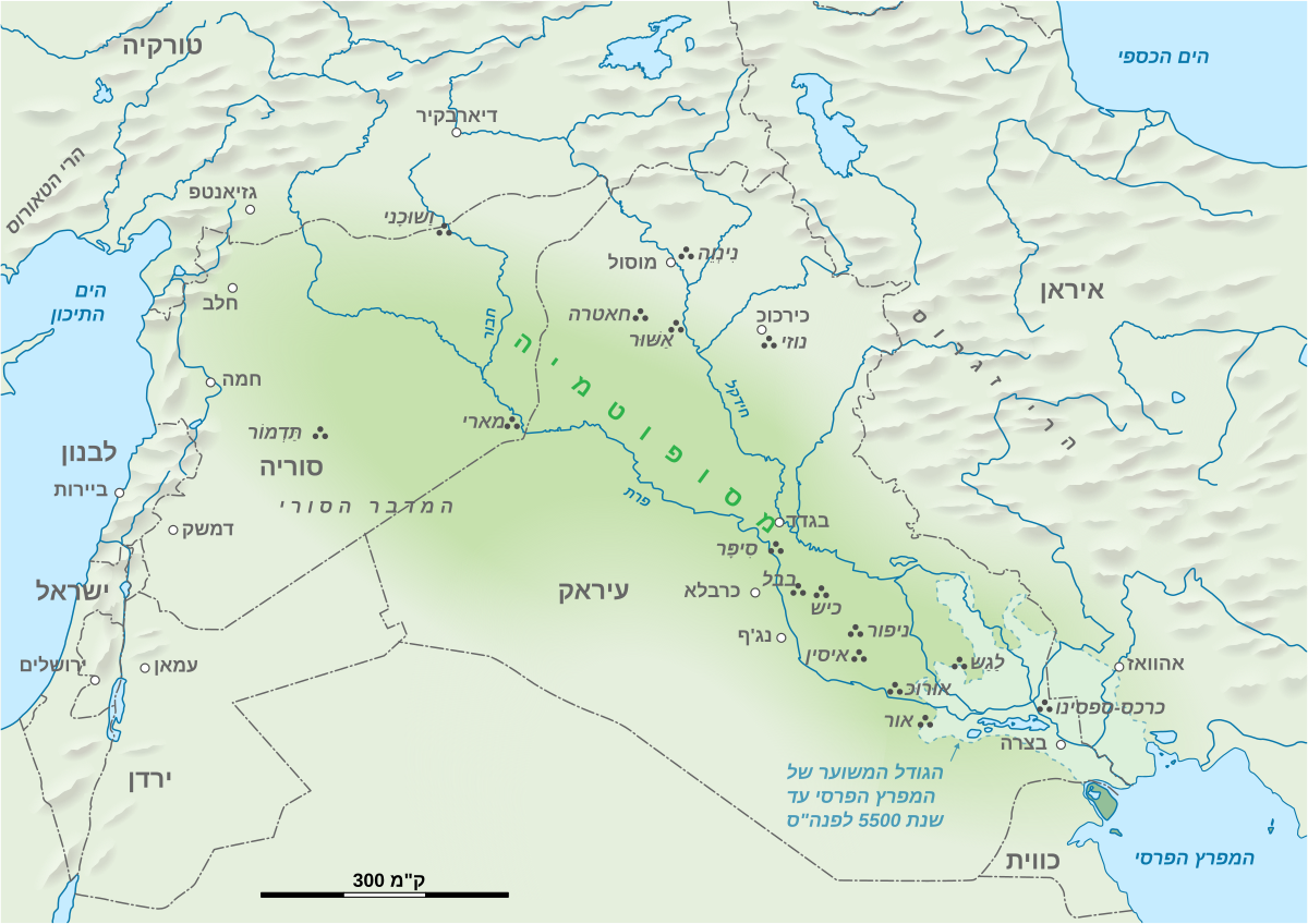 syrian desert mesopotamia map