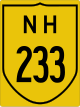 National Highway 233 Schild}}