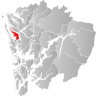 Locator map showing Askøy within Hordaland