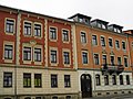 Apartment building in closed development