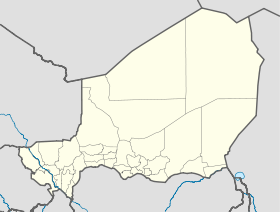 Veja no mapa administrativo do Níger