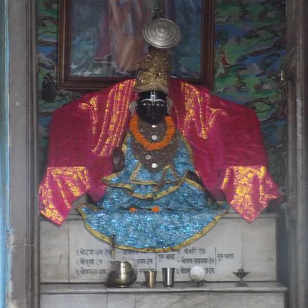 Nimbarkacharya's icon at Ukhra, West Bengal