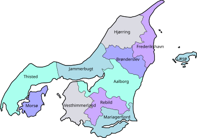 Kommunar i region Nordjylland