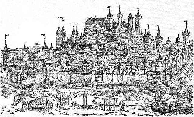 Der Gründungsort Nürnberg um 1493