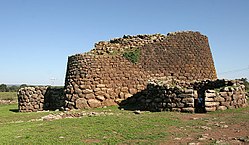 Utsikt över nuraghe