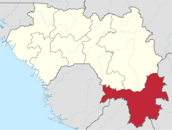 Nzérékoré Region in Guinea