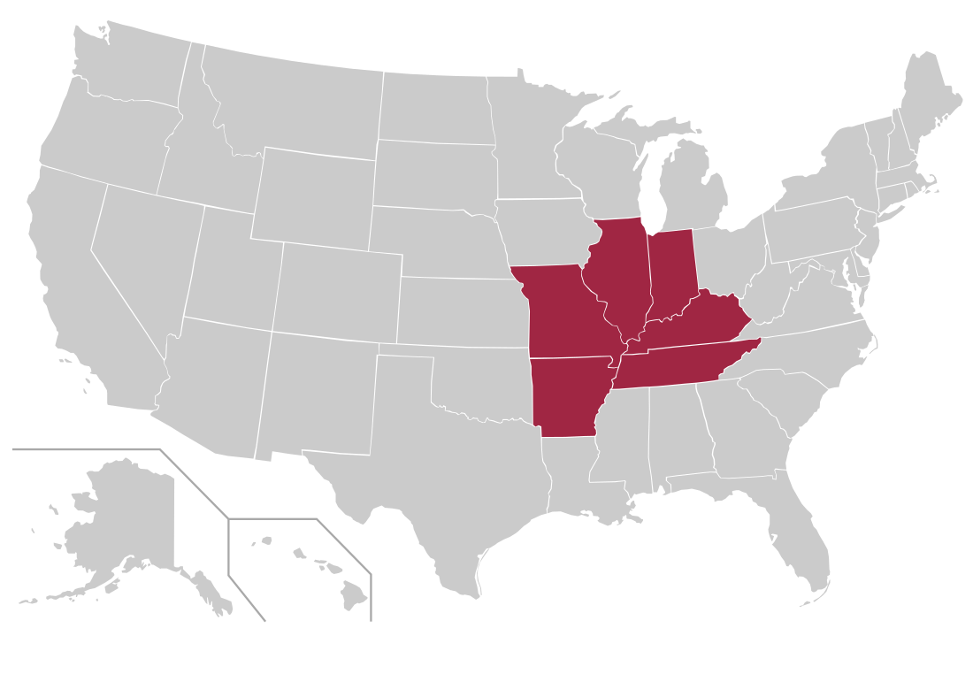 File:Ohio Valley Conference Map.svg