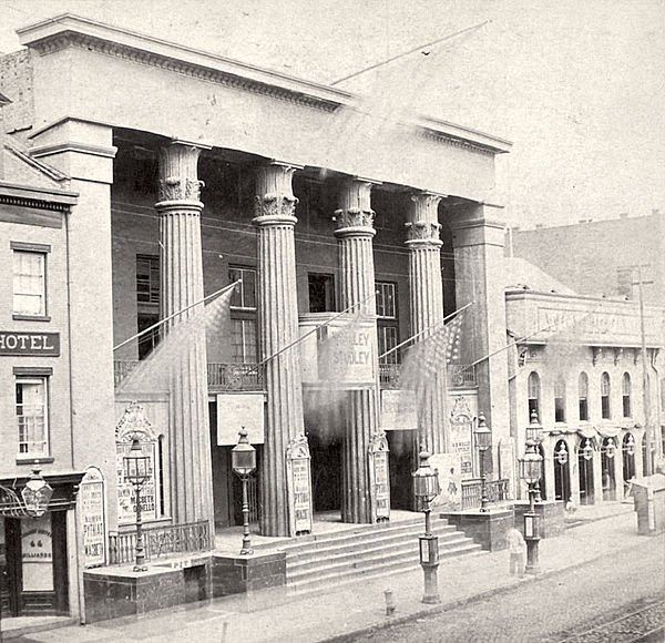 Bowery Theatre in July 1867