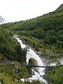 Waterval voor de Briksdalsbreen