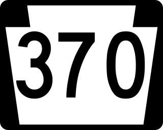 <span class="mw-page-title-main">Pennsylvania Route 370</span> State highway in Pennsylvania, US