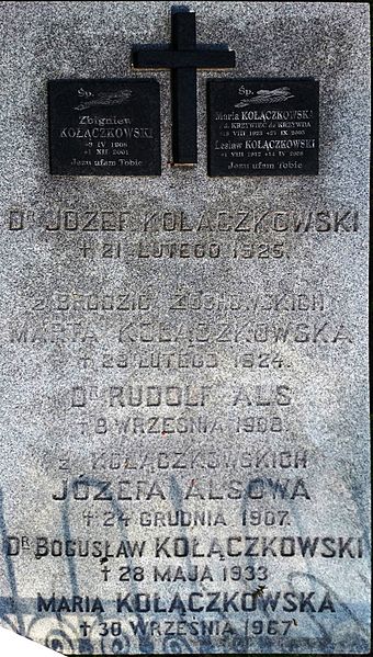 File:PL Szczawnica Cemetery - Kolaczkowski family grave 2.JPG