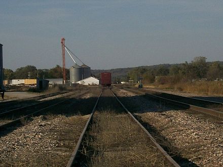 Looking north into Pacific Junction.