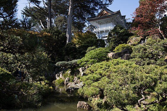 Pagoda Under Construction at Japanese Tea Garden, San Francisco, California, USA.jpg