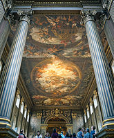 Painted Hall vanuit de vestibule