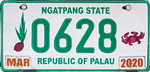 Palau license plate Ngatpang 2020 b.png