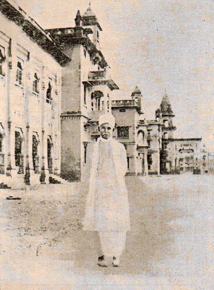 Madan Mohan Malviya at the university