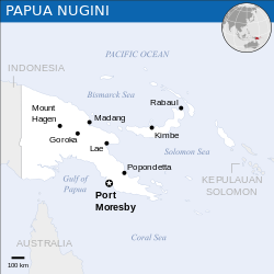 Lokasi Papua Nugini