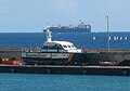 Hlídková loď Río Palma, A05, v přístavu Santa Cruz de Tenerife krátce po nehodě.