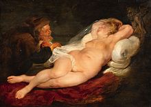 Piter Pol Rubens - Ermit va uxlab yotgan Anjelika - WGA20418.jpg