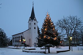 La iglesia del pueblo de Gräfenhausen (1819)