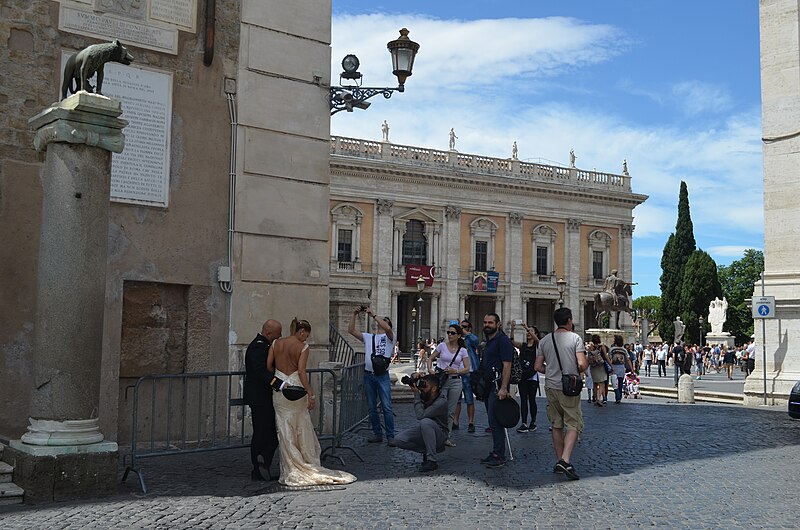 File:Piazza del Campidoglio (Rome) (28492575075).jpg