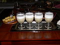 Pisco sour, another presentation (in a cup)