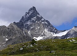 Piz Kesch od západu