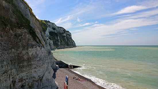 La plage de Saint-Martin-en-Campagne.