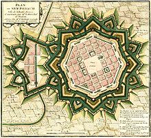 Plan de la ville par Vauban.