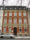 Apartment building in closed development