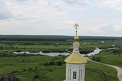 El río Gus en el pueblo de Pogost, distrito de Kasimovsky