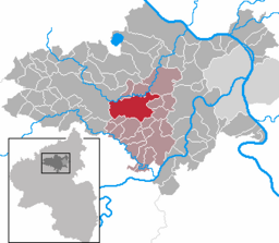 Läget för Polch i Landkreis Mayen-Koblenz