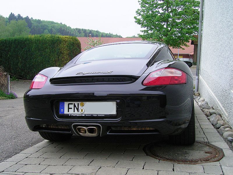 File:Porsche Cayman (Black) - Back 2.jpg
