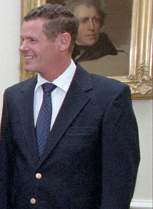 Unser visiting the White House in 1986