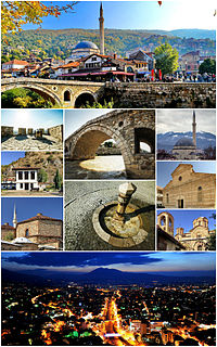 Prizren city in Kosovo
