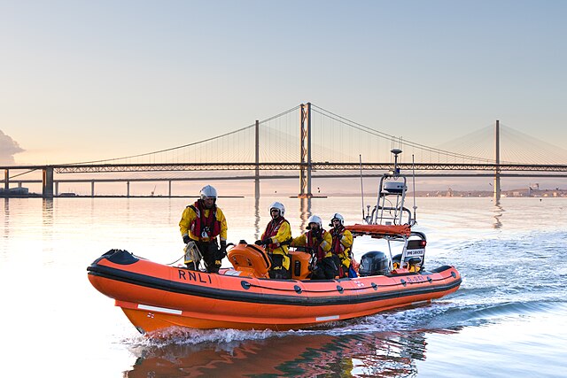 Queensferry's Atlantic 85 class lifeboat - the Jimmy Cairncross