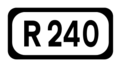 File:R240 Regional Route Shield Ireland.png