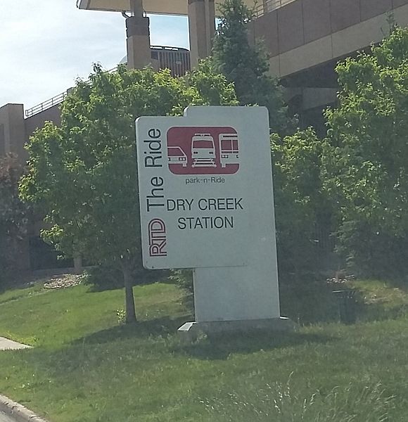 File:RTD The Ride park-n-Ride Dry Creek Station sign.jpg